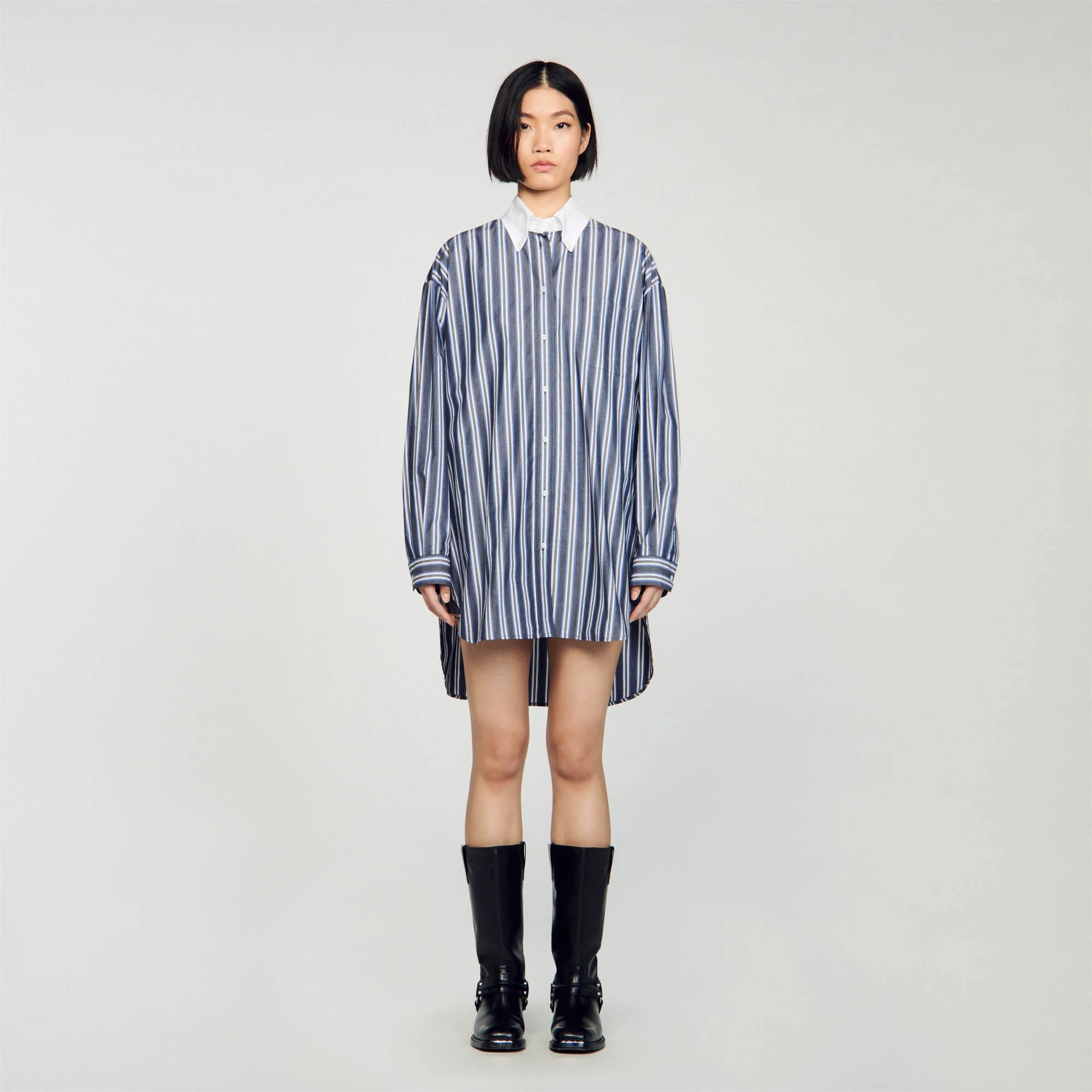 Chemise Oversize À Rayures - Image 4