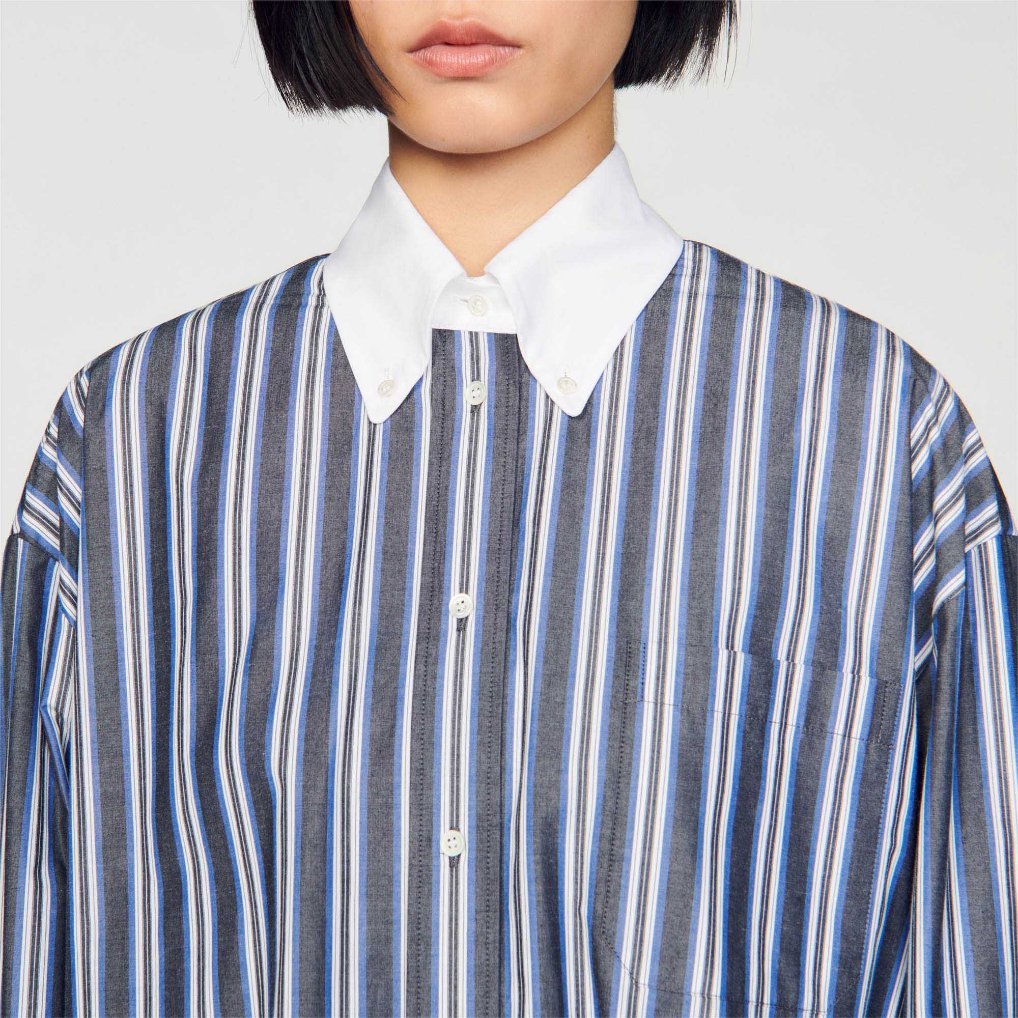Chemise Oversize À Rayures - Image 5
