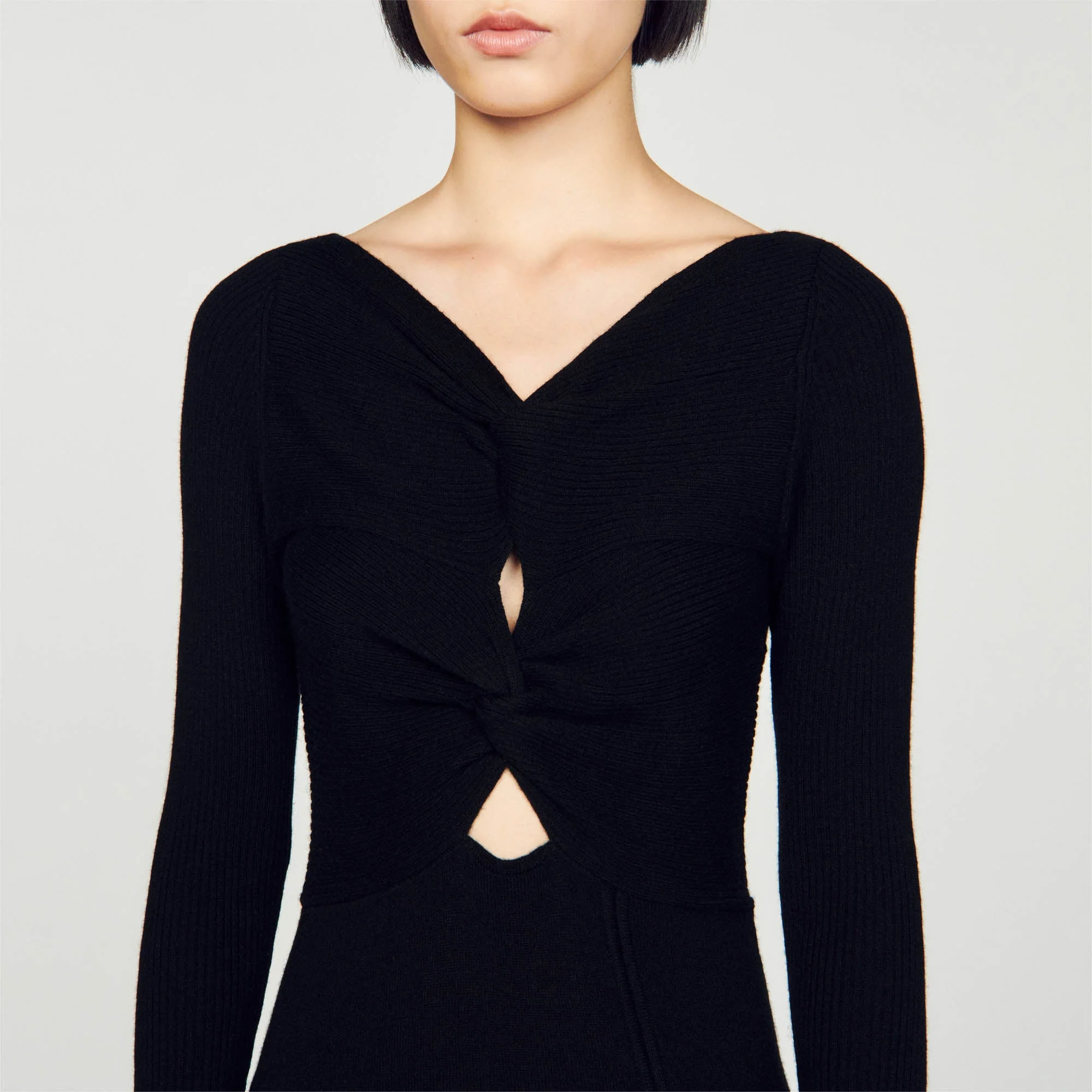 Robe En Maille Torsadée - Image 4