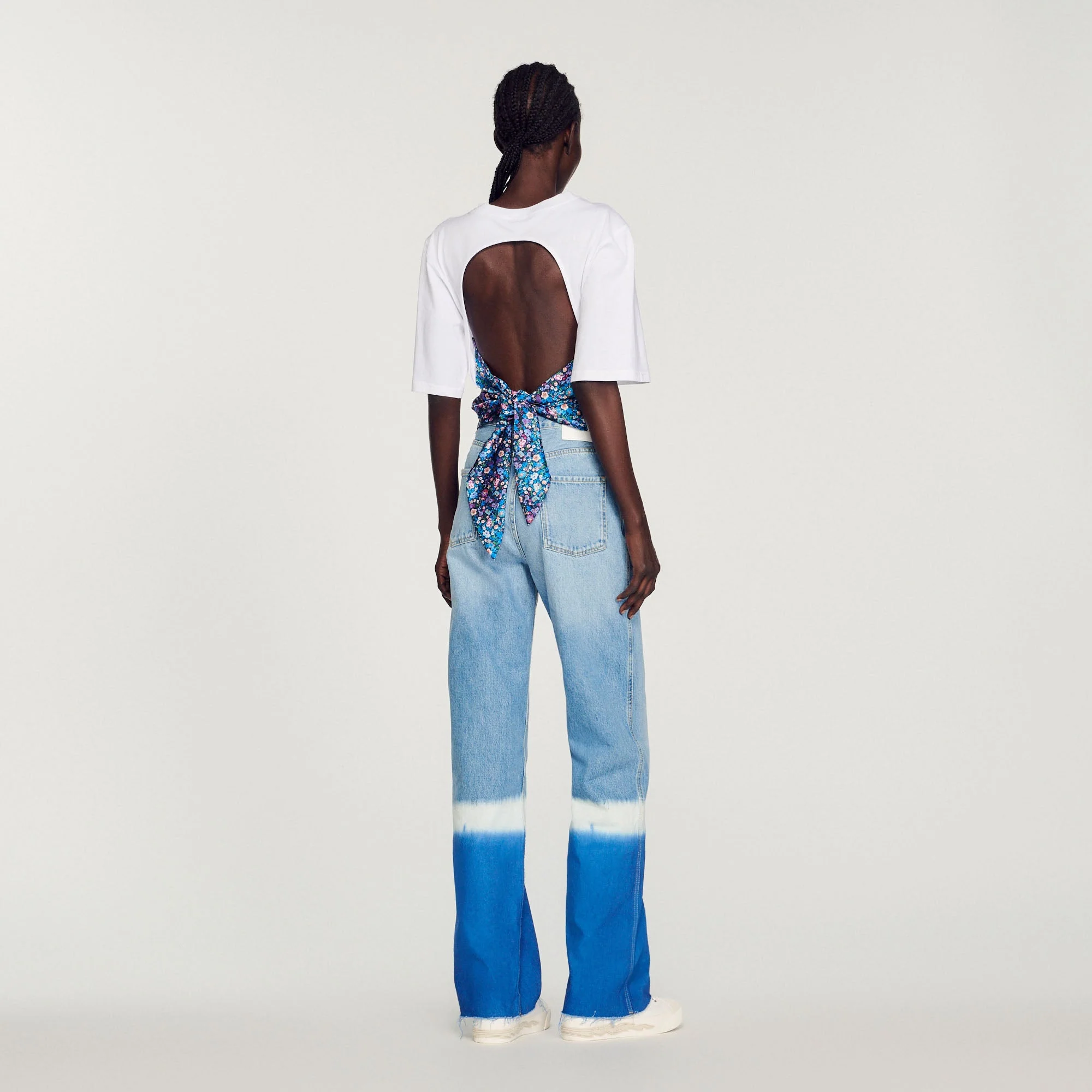 T-Shirt Foulard Ouvert Au Dos - Image 6
