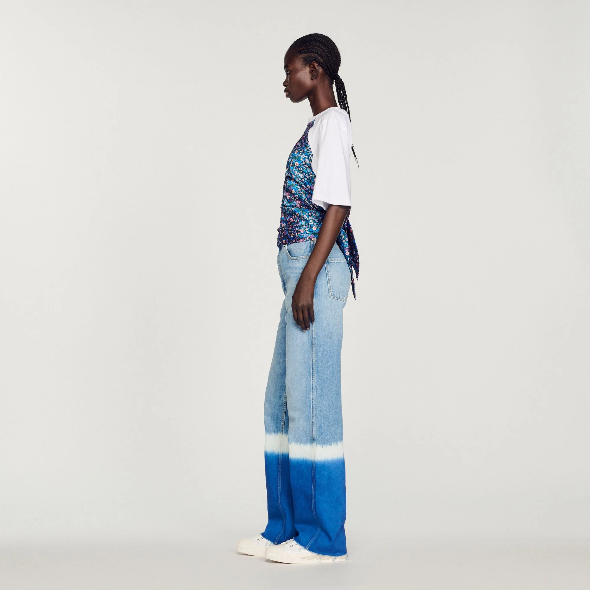 T-Shirt Foulard Ouvert Au Dos - Image 7