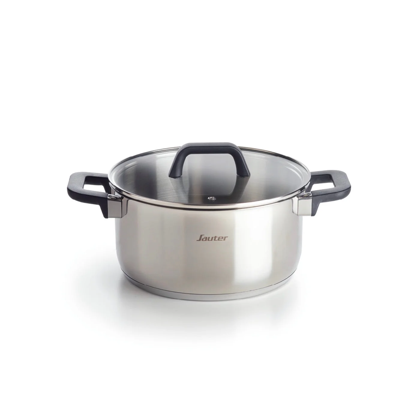 Set De 2 Casseroles En Acier Inoxydable Avec Couvercles En Verre - Qulinox - Argenté - Image 4