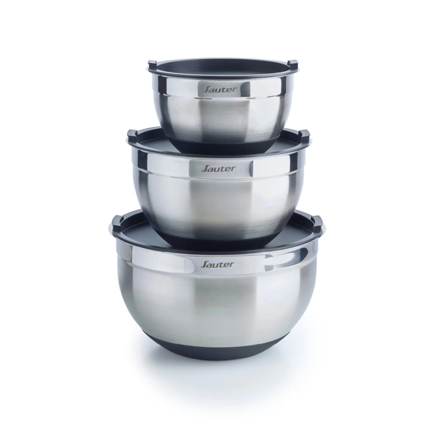 Set De 3 Bols À Mélanger En Acier Inoxydable - Argenté - Image 4