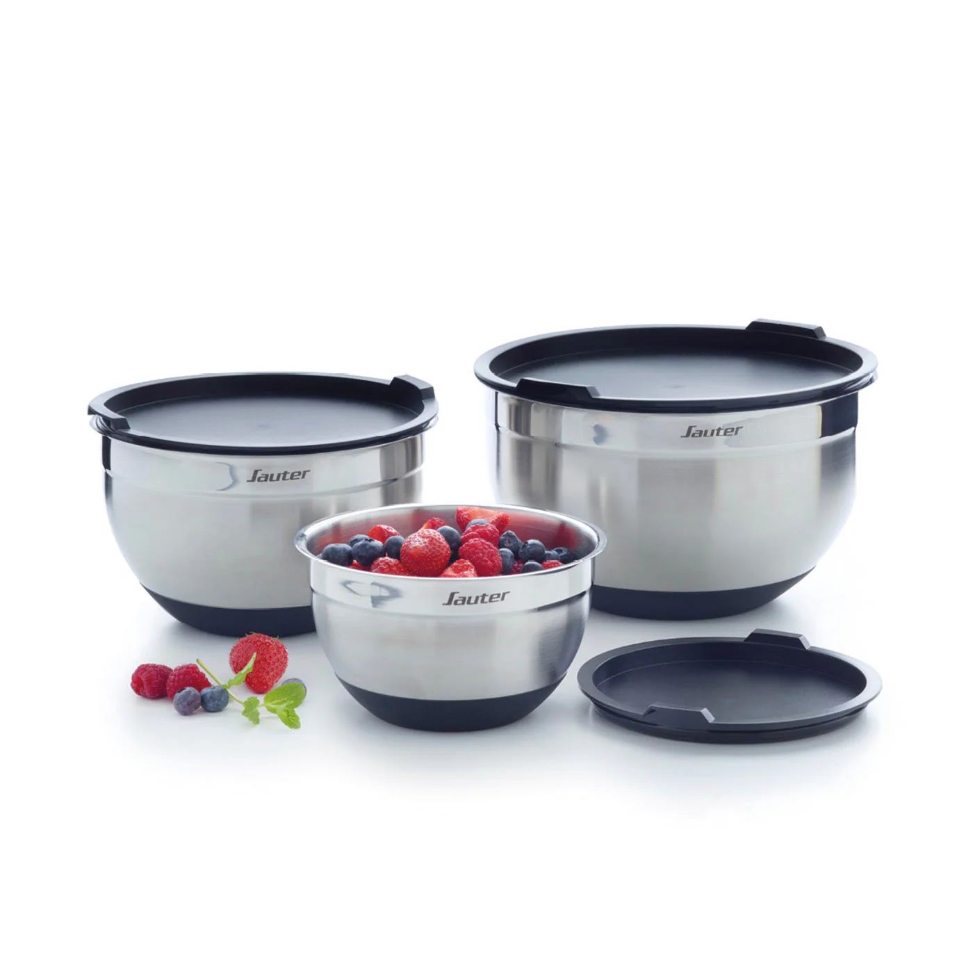 Set De 3 Bols À Mélanger En Acier Inoxydable - Argenté - Image 5