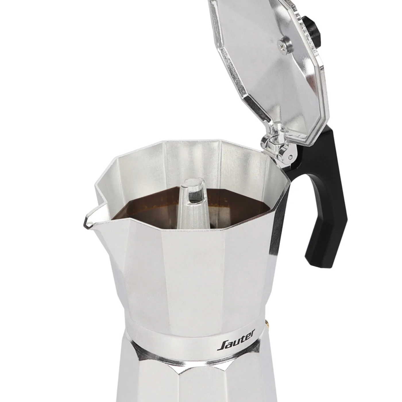 Cafetière En Aluminium - Argenté - Image 4