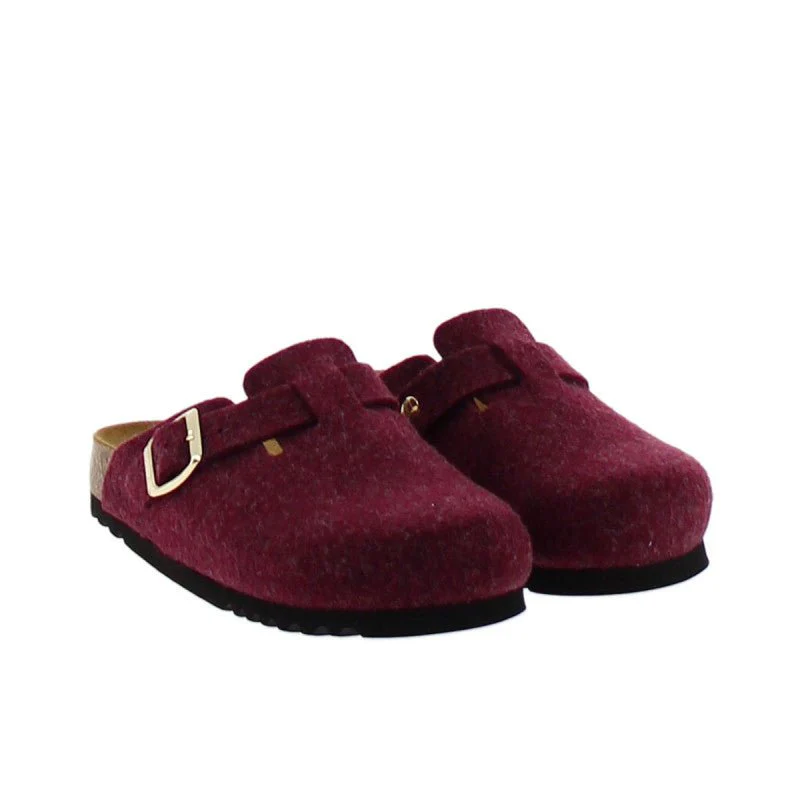 Chaussons Fae Felt - Bordeaux - Femme - Image 2