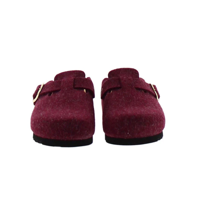 Chaussons Fae Felt - Bordeaux - Femme - Image 4