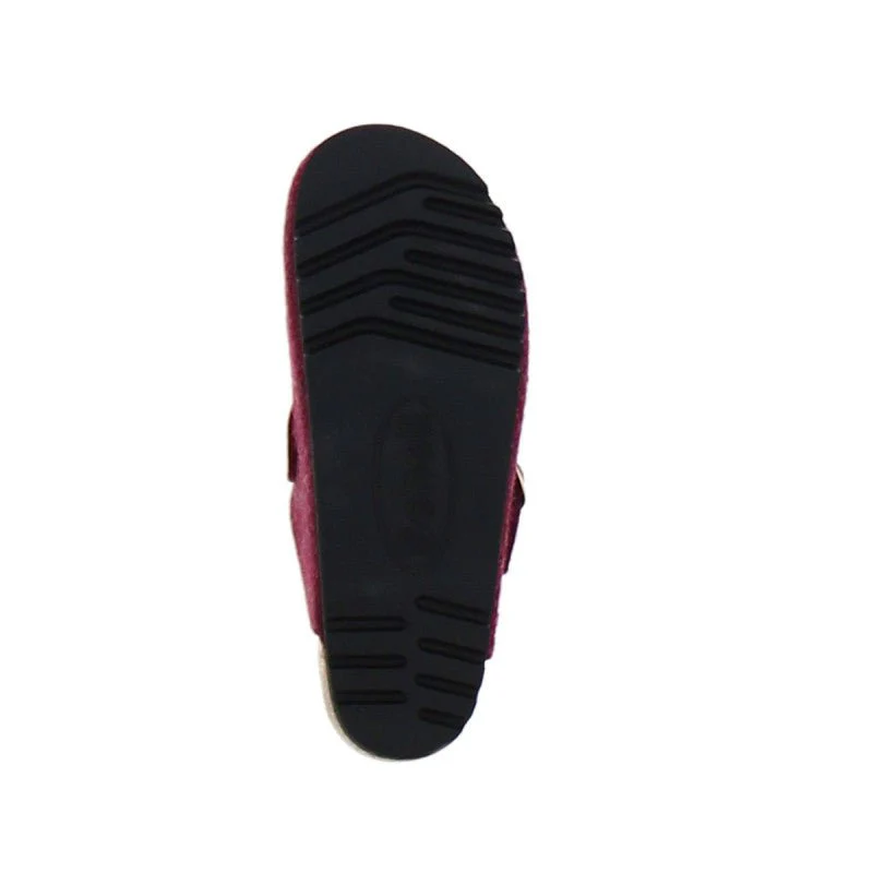 Chaussons Fae Felt - Bordeaux - Femme - Image 5