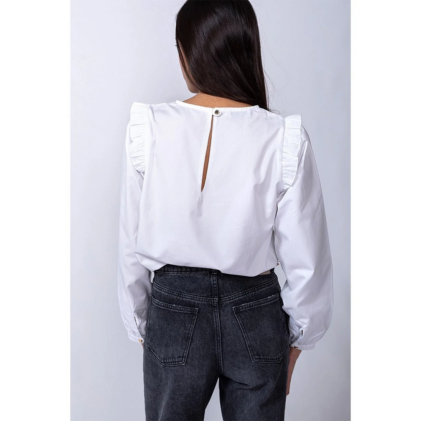 Blouse Brooklyn - Blanc - Image 2