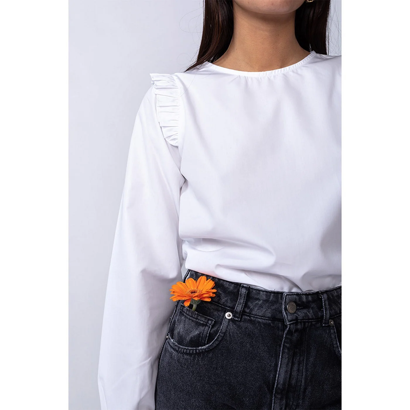 Blouse Brooklyn - Blanc - Image 3