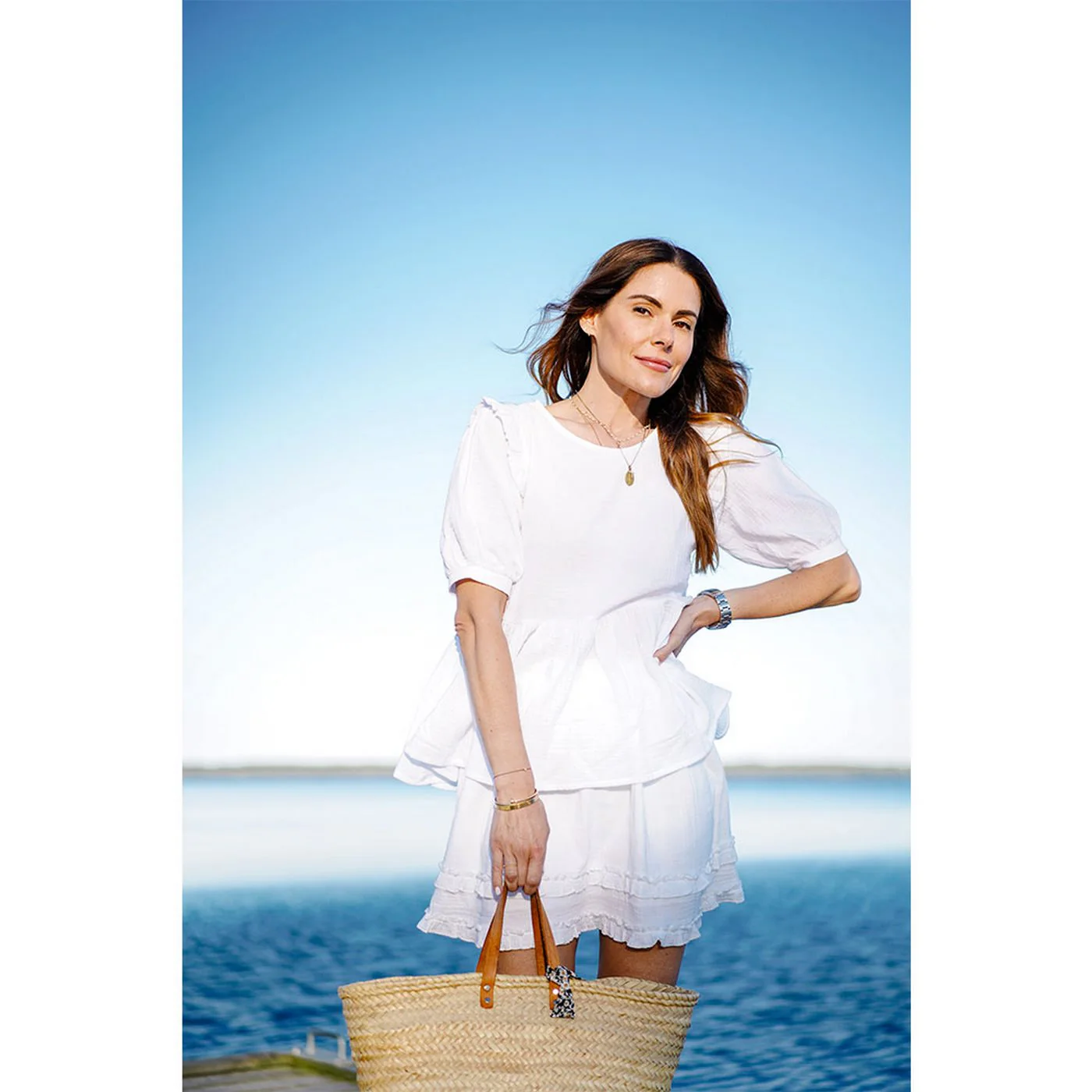 Blouse Magy - Blanc - Image 3