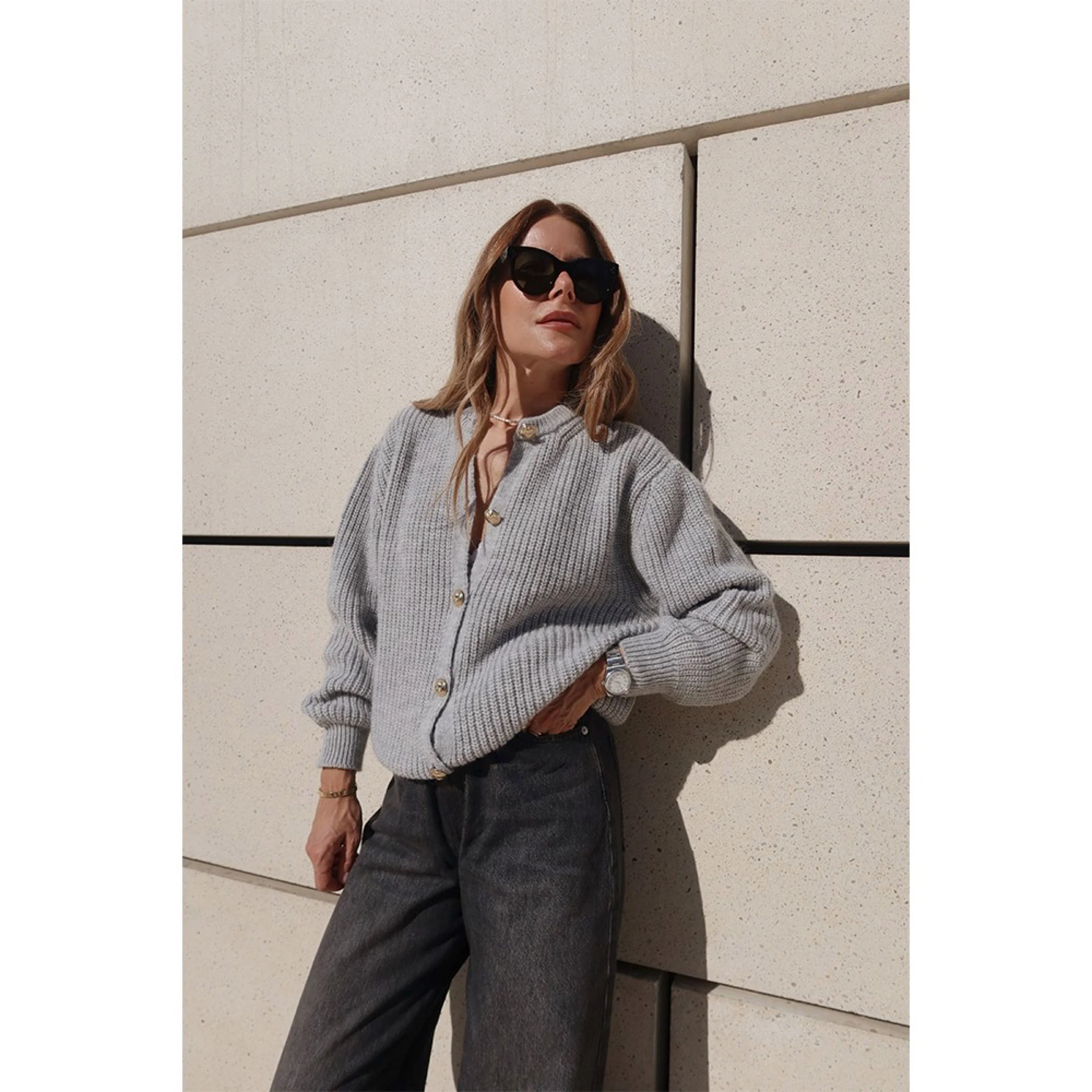 Cardigan Camille - Gris - Image 3