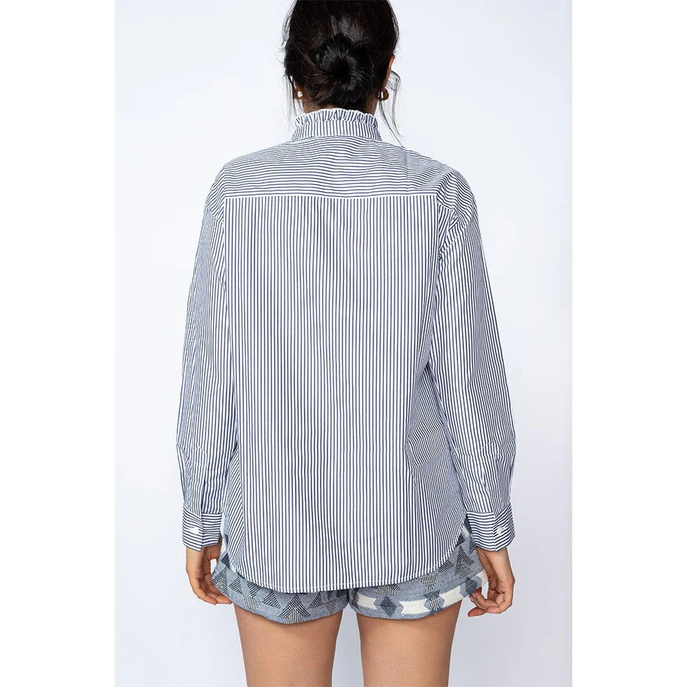 Chemise Dean - Rayures Marine/Blanc - Image 4