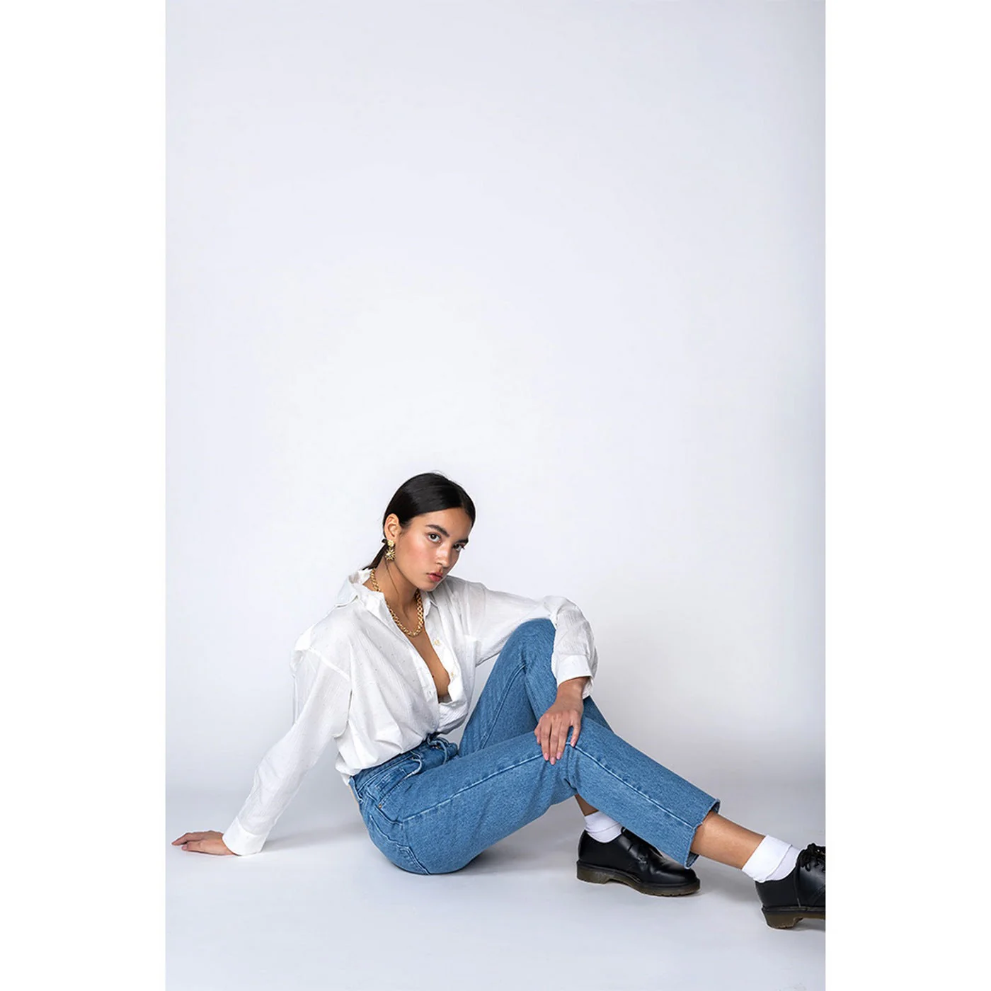Jeans Numero 7 - Bleu - Image 2