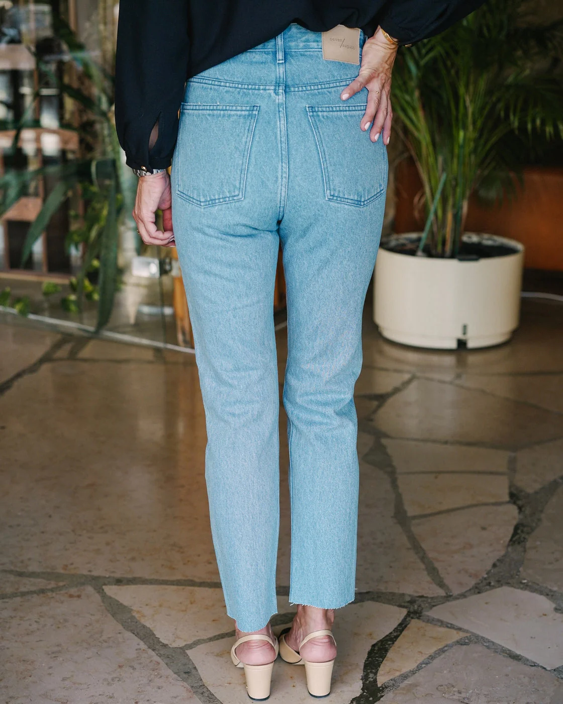 Jeans Numero 7 - Bleu - Image 4