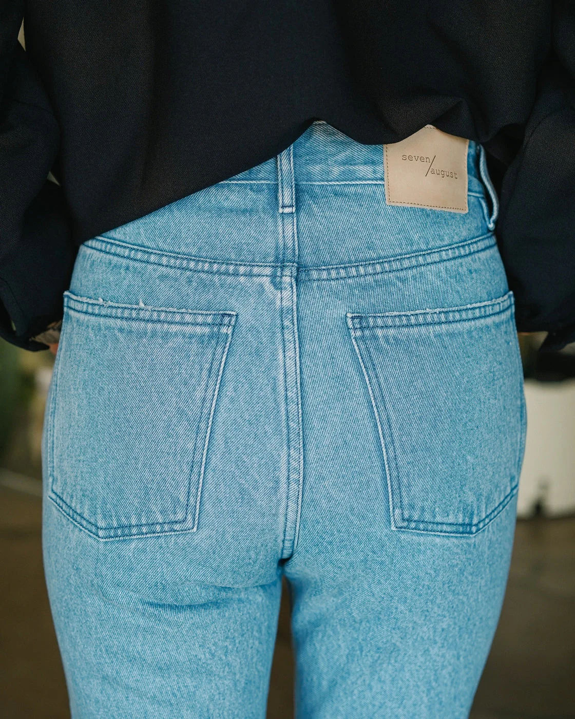 Jeans Numero 7 - Bleu - Image 6