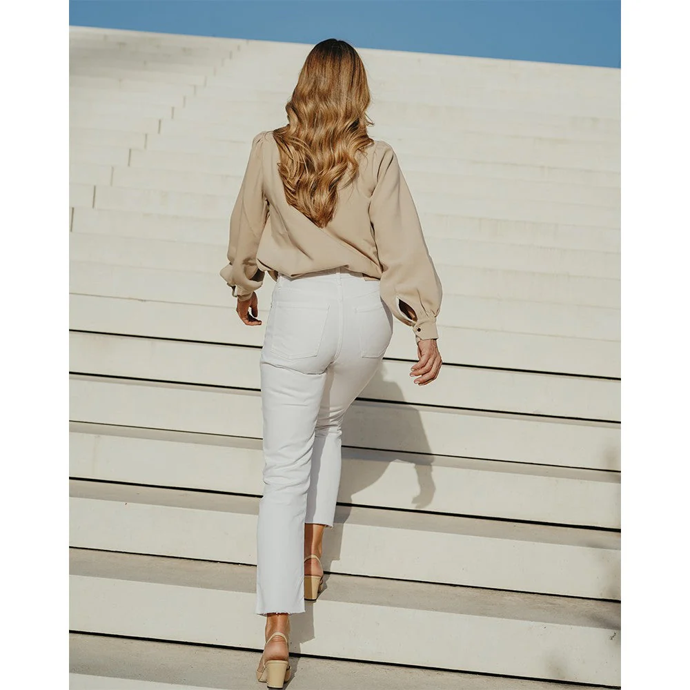Jeans Numero 7 - Blanc - Image 2