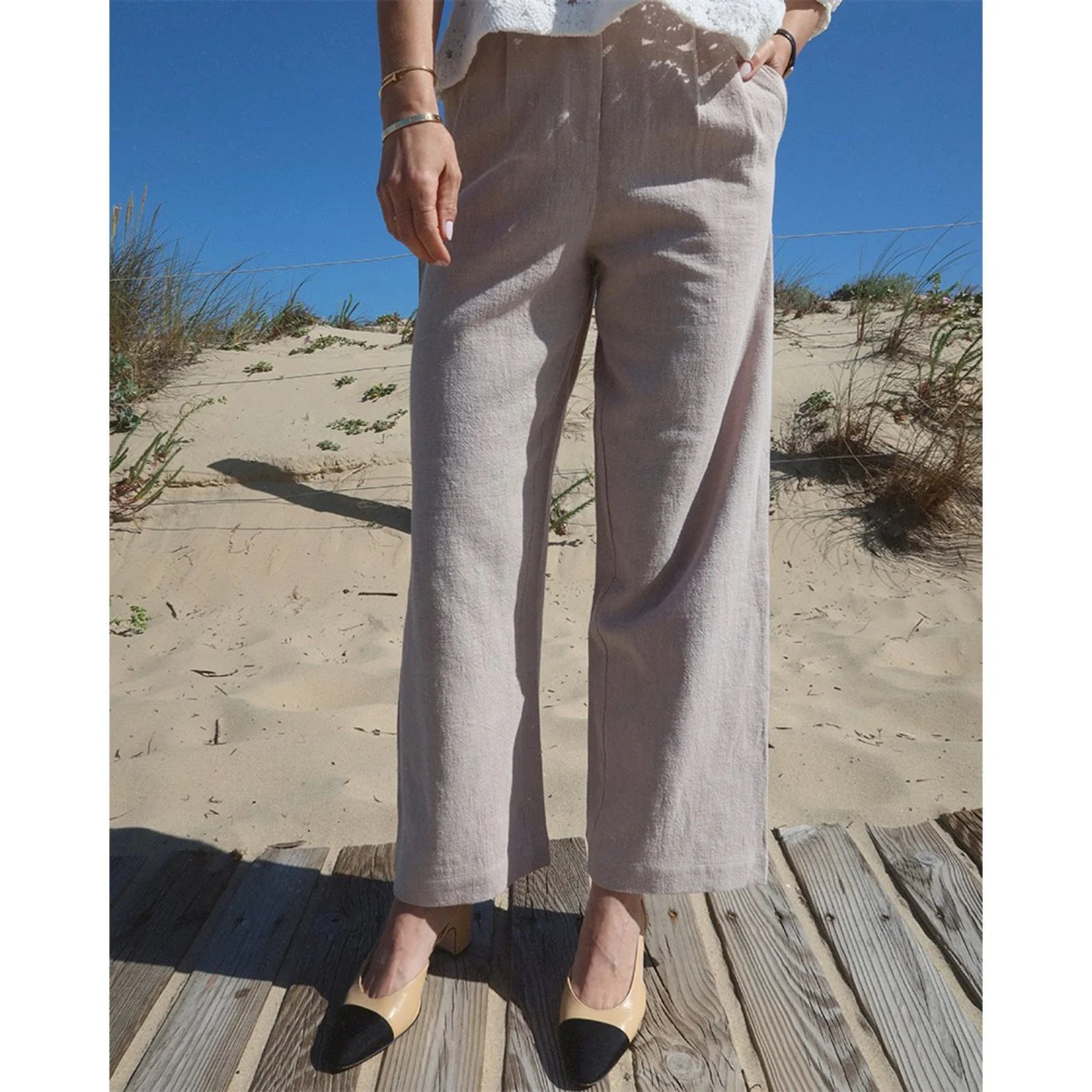 Pantalon Leandre - Sand - Image 2