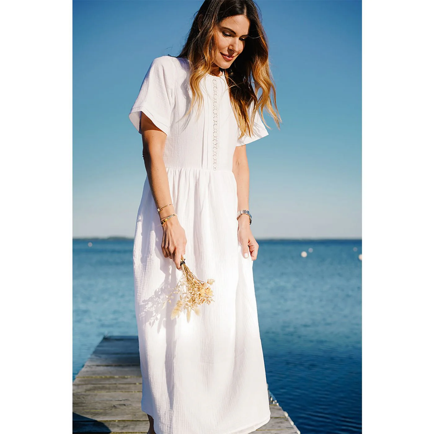 Robe Espera - Blanc - Image 2