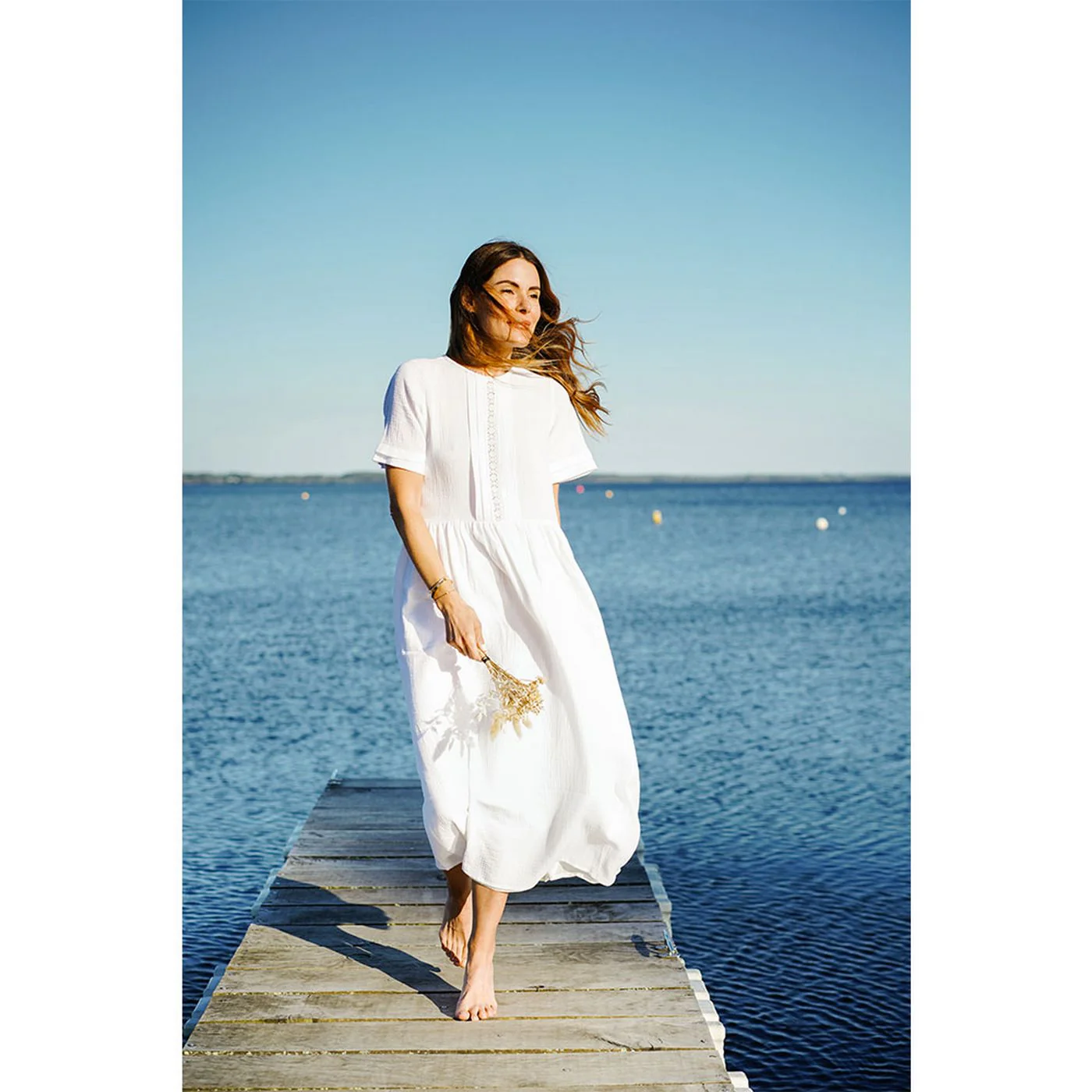 Robe Espera - Blanc - Image 3
