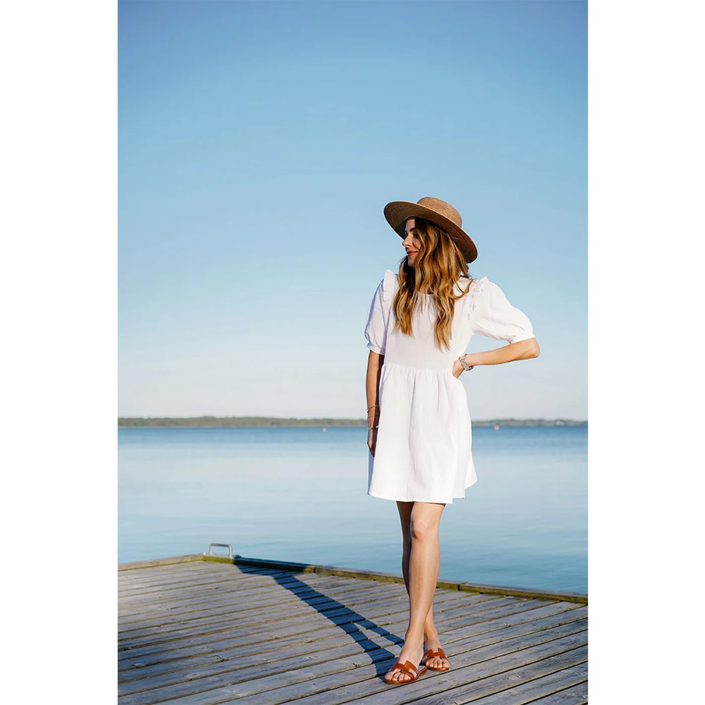 Robe Jody - Blanc - Image 3