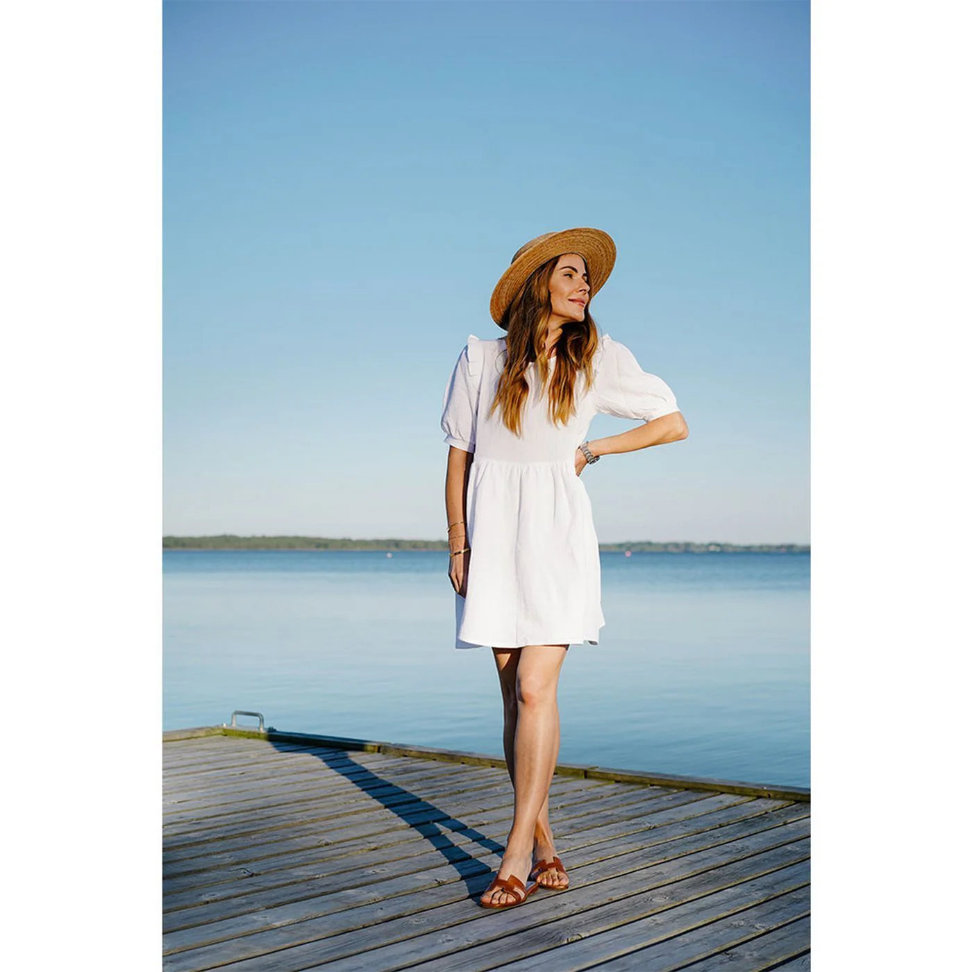 Robe Jody - Blanc - Image 4