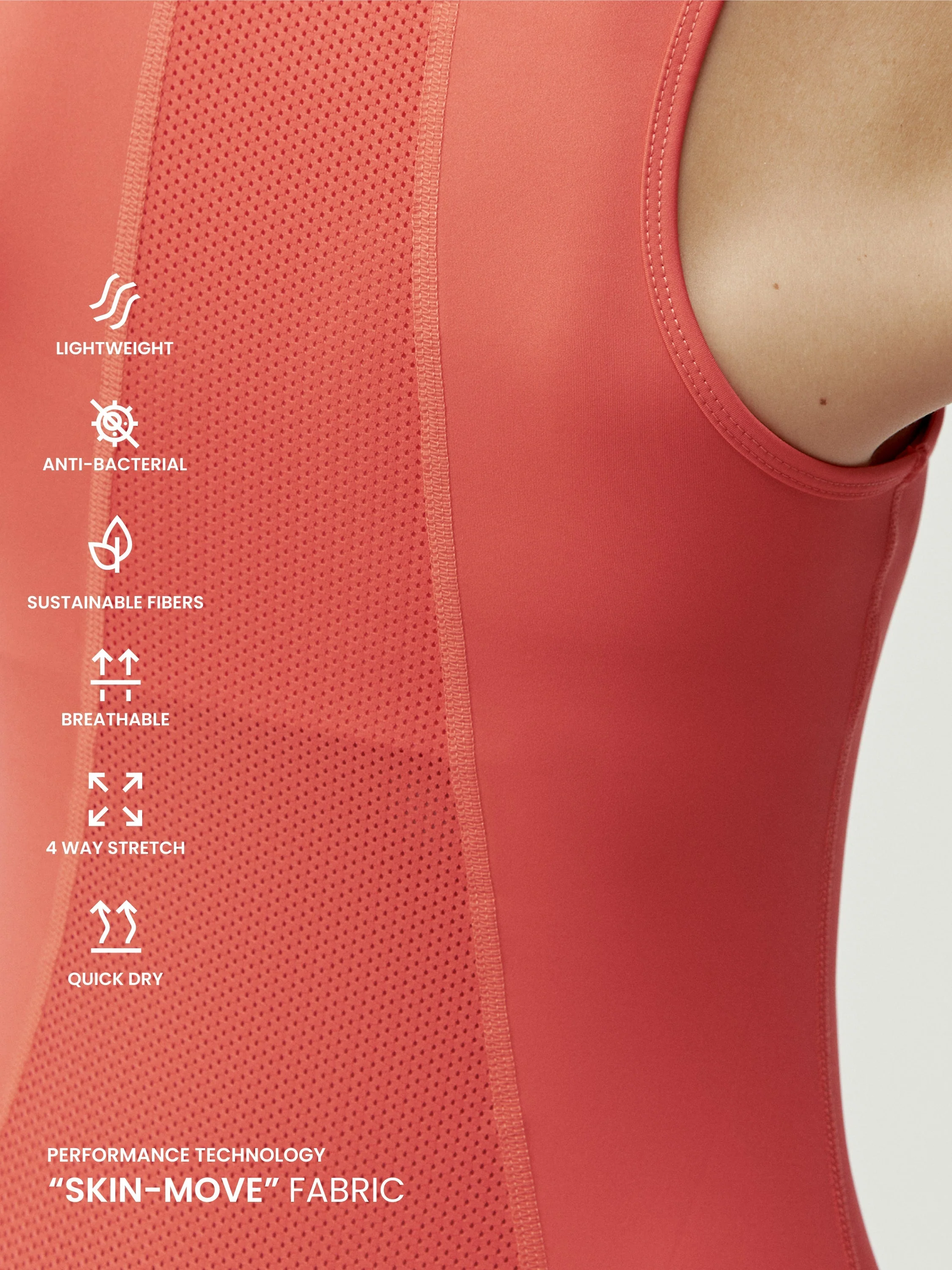 Top Davis - Corail Brillant - Femme - Image 5