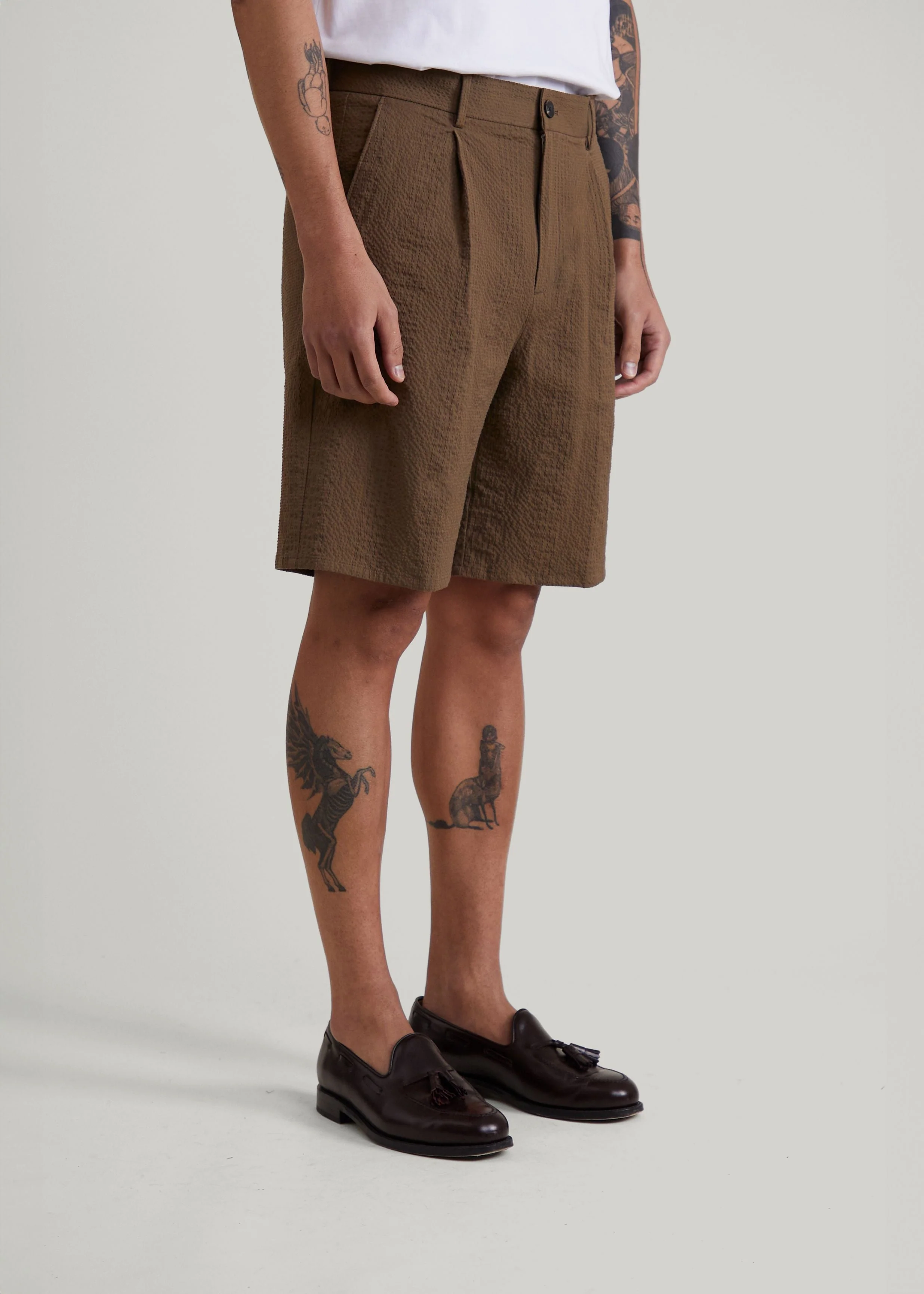 Bonne Gueule - Short Otra - Marron - Image 3