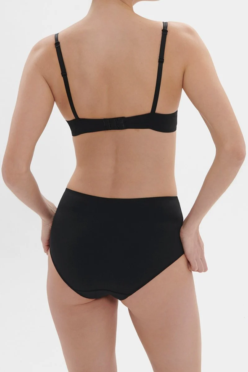 Shorty Taille Haute Délice - Noir - Image 4