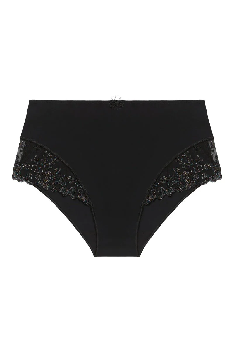 Shorty Taille Haute Délice - Noir - Image 5