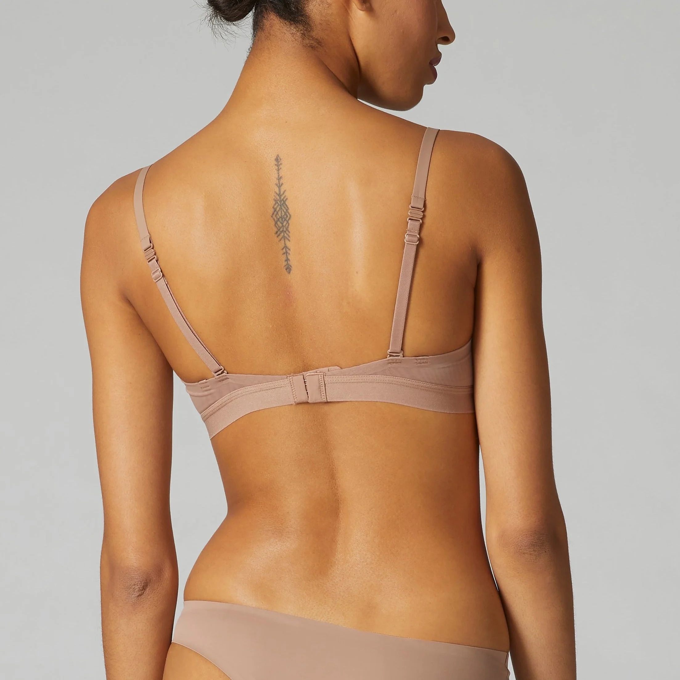 Soutien-Gorge Ampliforme Essentiel Rosé - Beige - Image 7