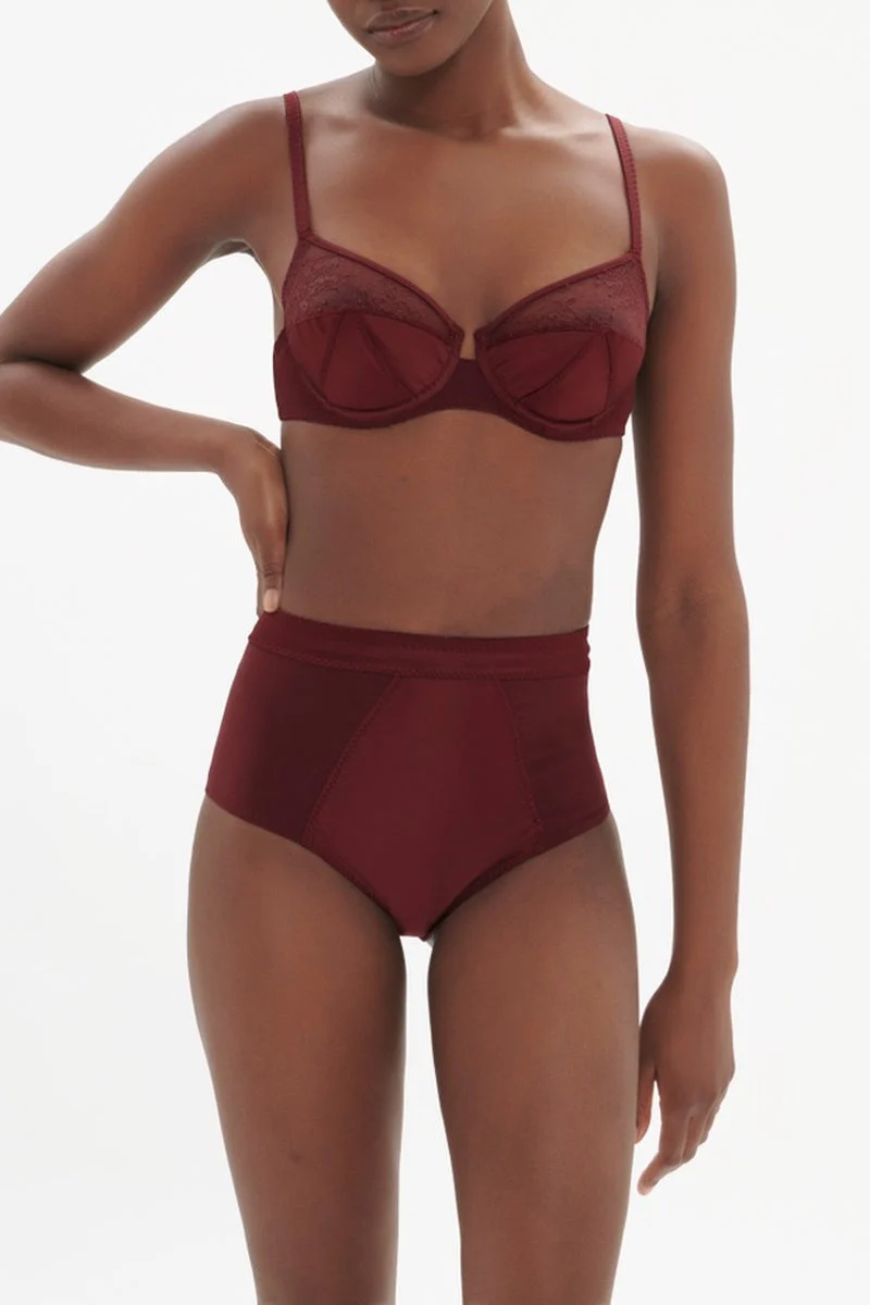 Culotte Taille Haute Eve - Rouge - Image 3