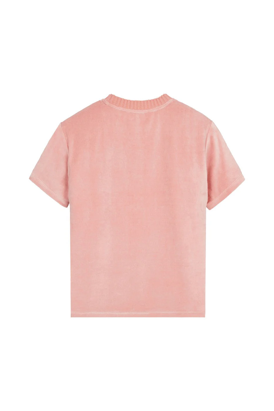 T-Shirt Velours Rykiel Rose - Femme - Image 3