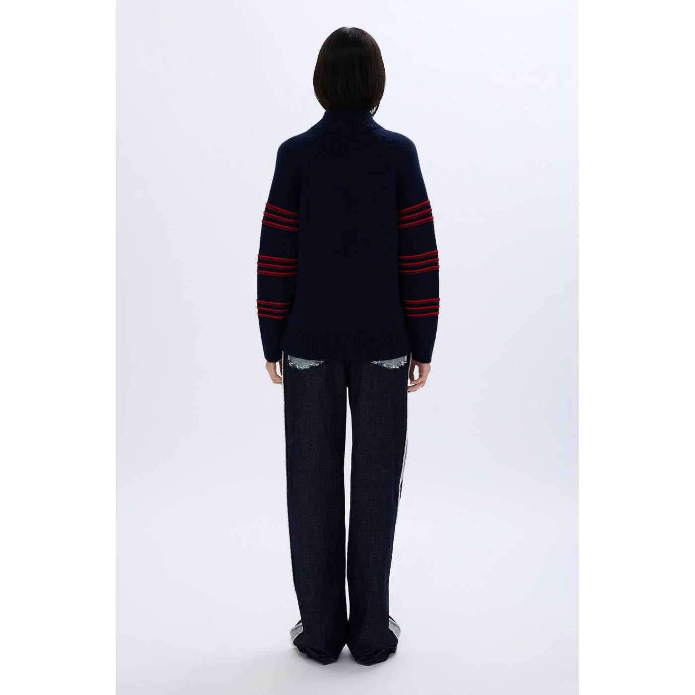 Sonia Rykiel - Pull - Raye Bleu/Rouge - Femme - Image 2
