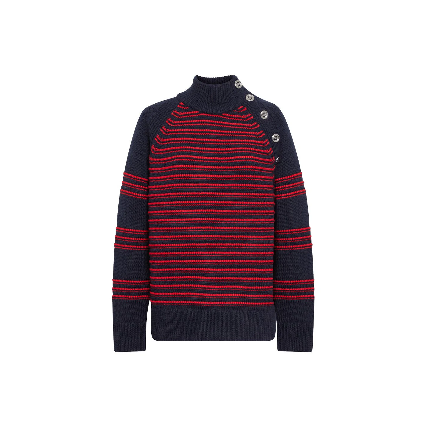 Sonia Rykiel - Pull - Raye Bleu/Rouge - Femme - Image 3
