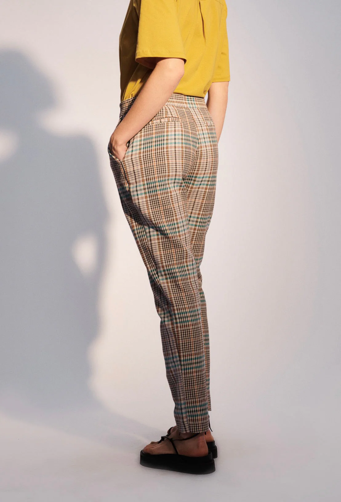 Pantalon A Pinces Jackie - Vert - Image 3