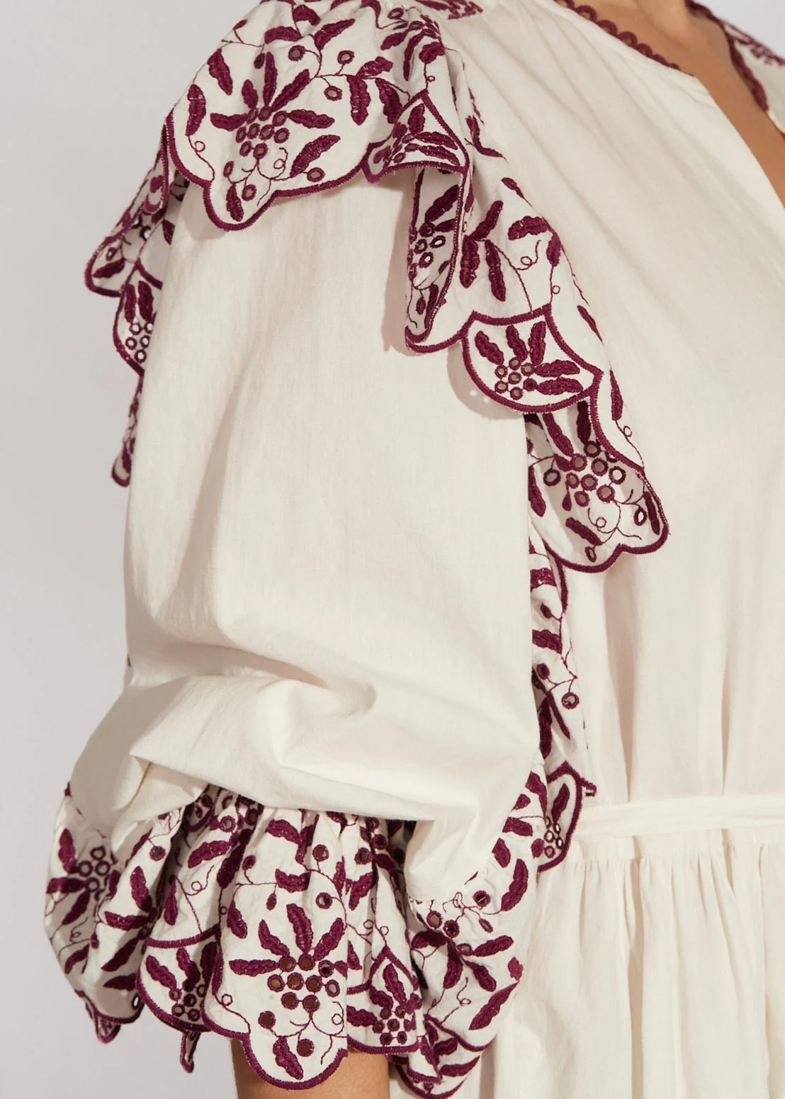 Robe Courte Noemia - Bordeaux - Image 17