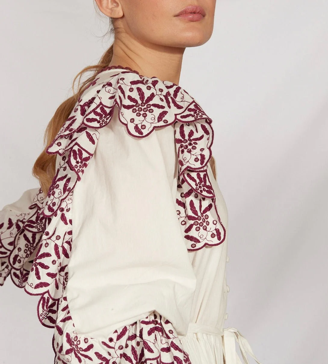 Robe Courte Noemia - Bordeaux - Image 18