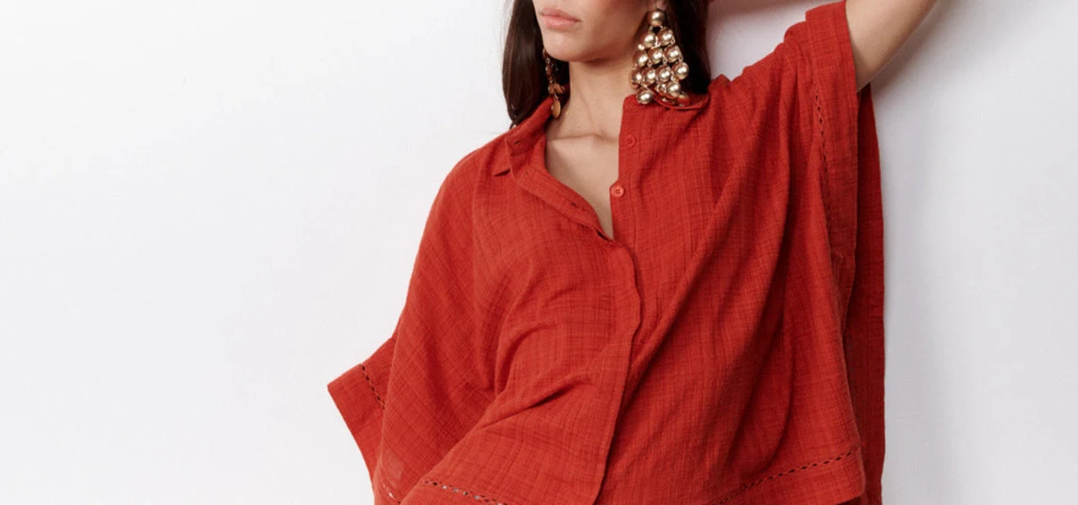 Chemise Large Ophelia - Rouille - Image 2