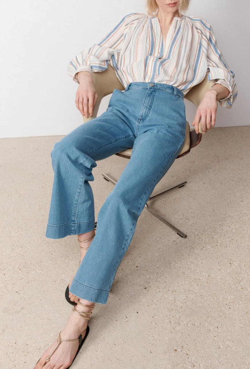 Pantalon Flared Theresa - Denim - Image 3
