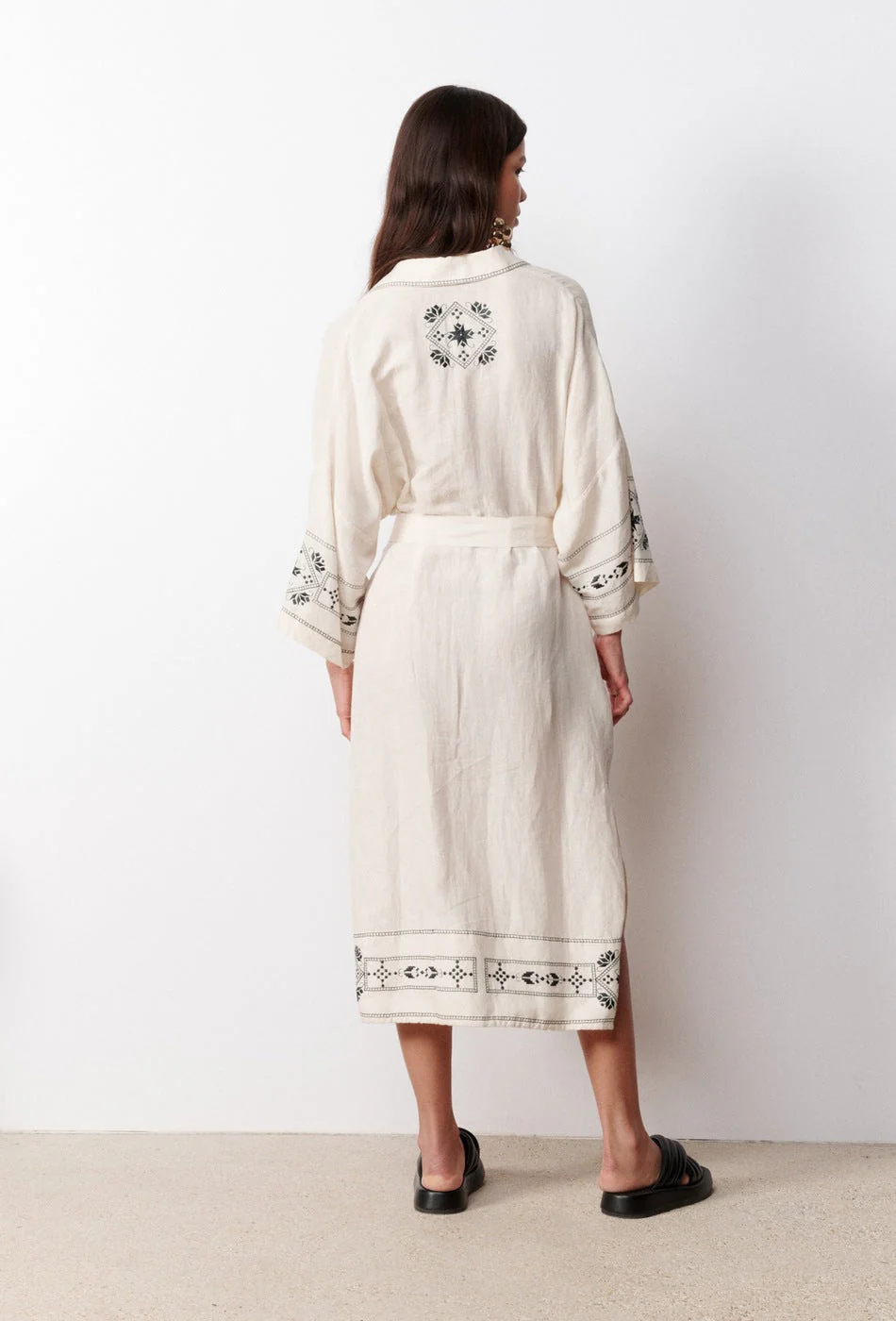 Robe Midi Marisa - Ecru - Image 4