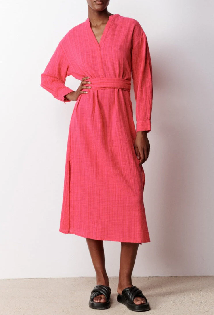 Robe Kaftan Ophelia - Rose - Image 2