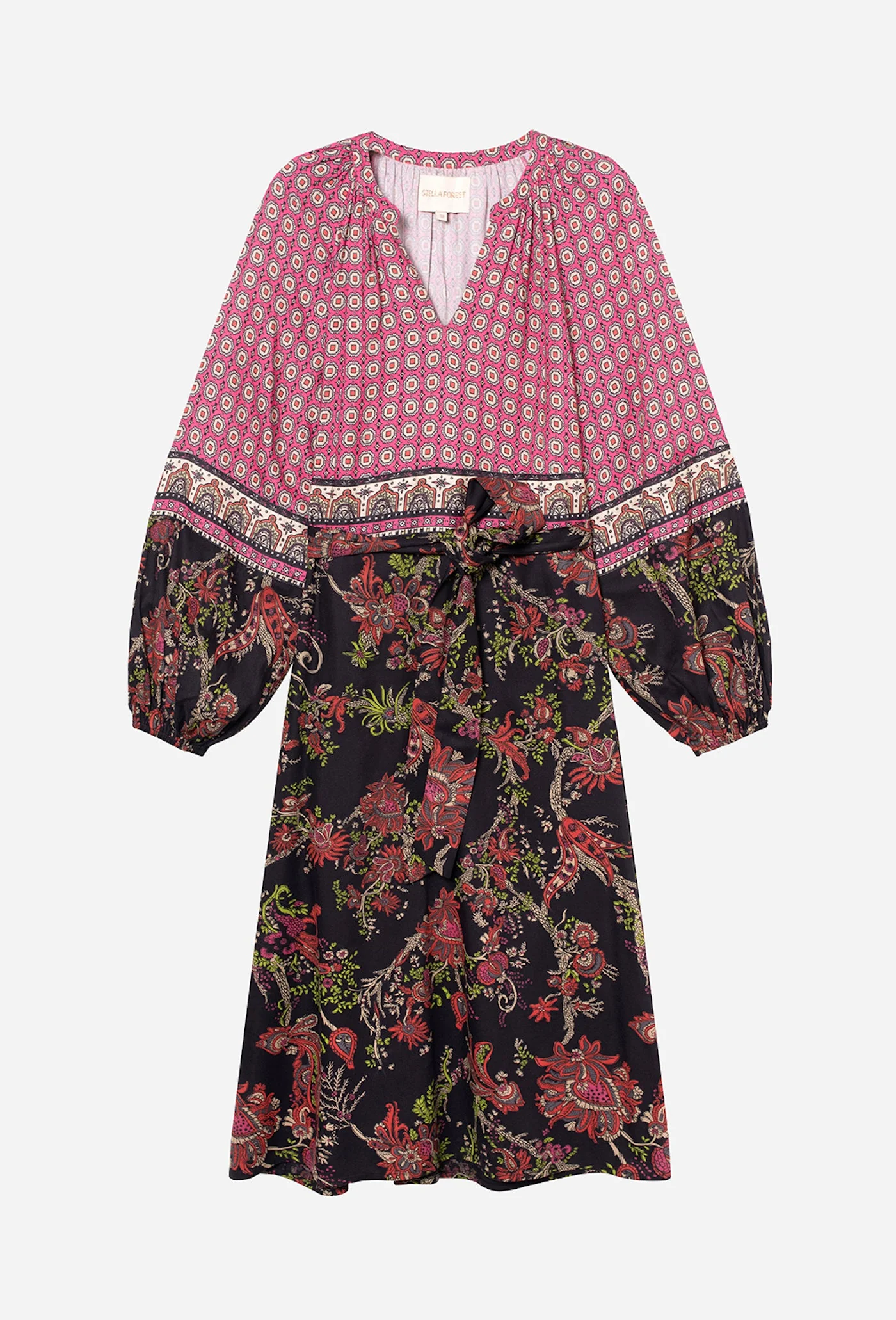 Robe Longue Penelope - Rose - Image 2