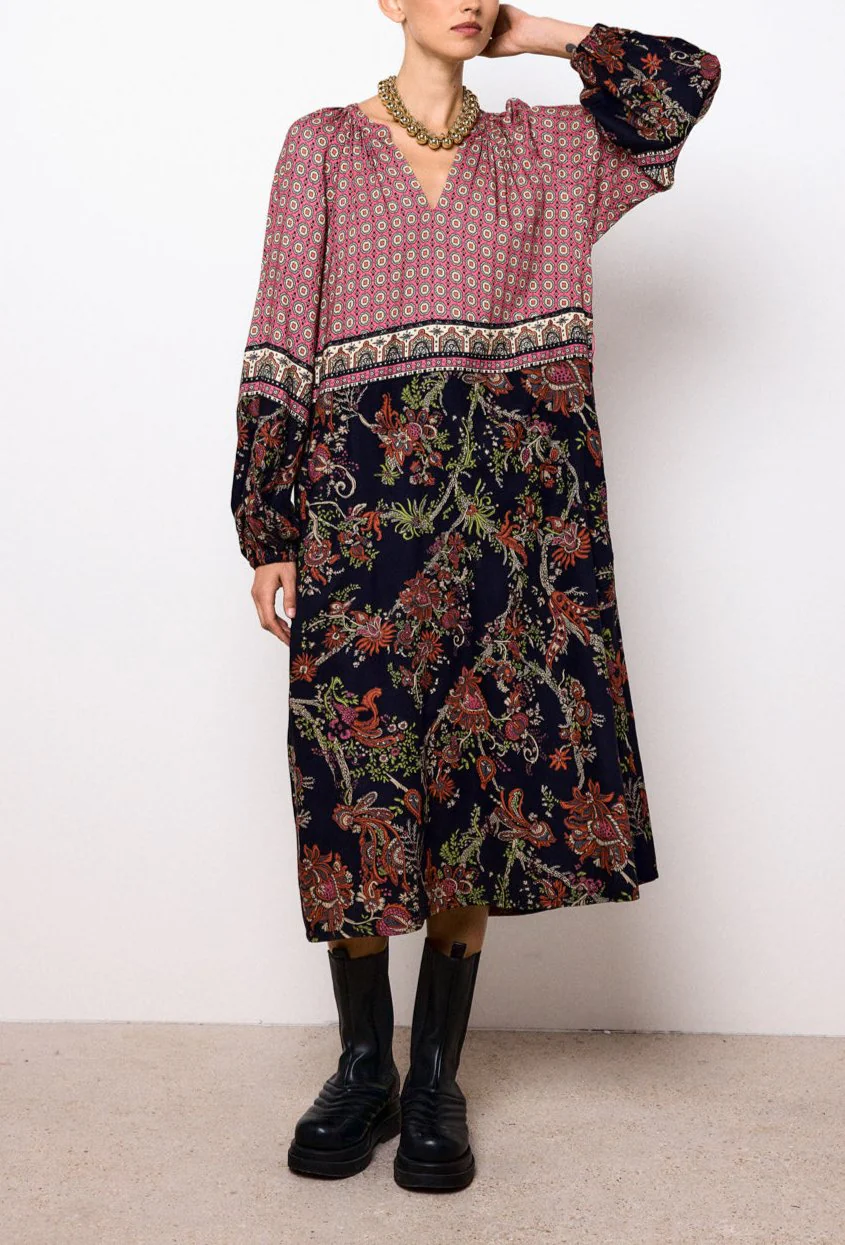 Robe Longue Penelope - Rose - Image 4