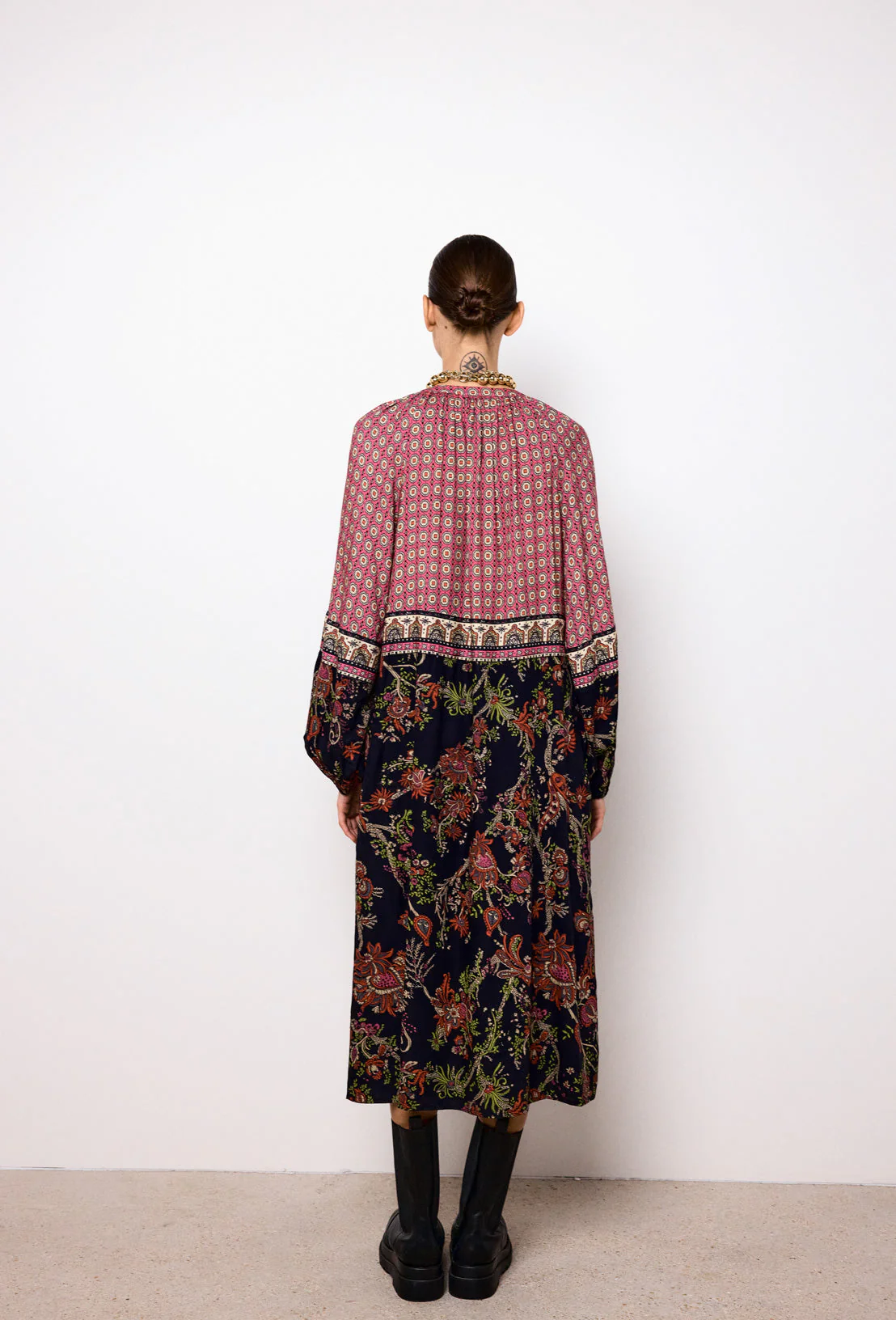 Robe Longue Penelope - Rose - Image 7
