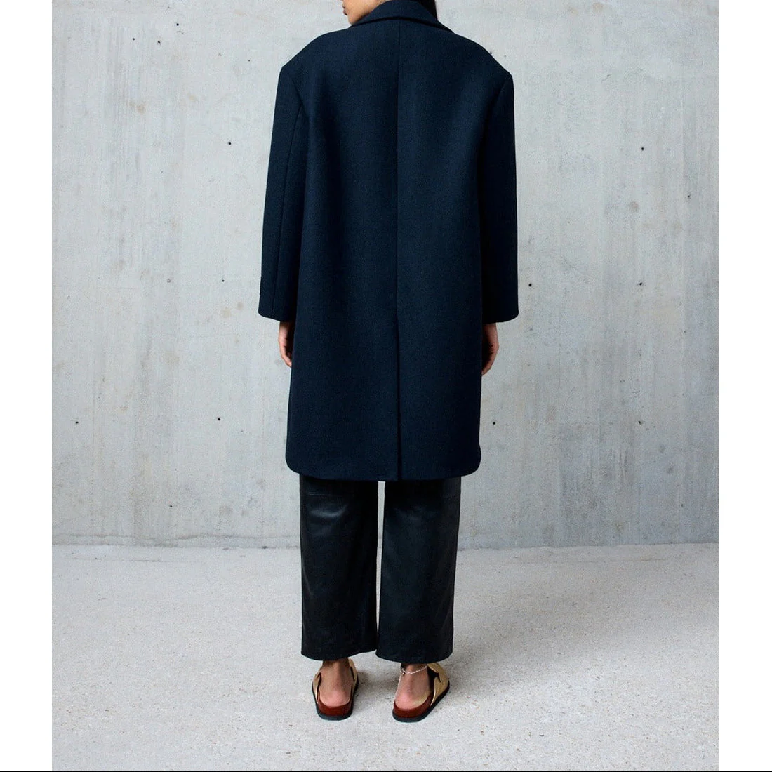 Manteau Droit Nicky - Nuit - Image 3