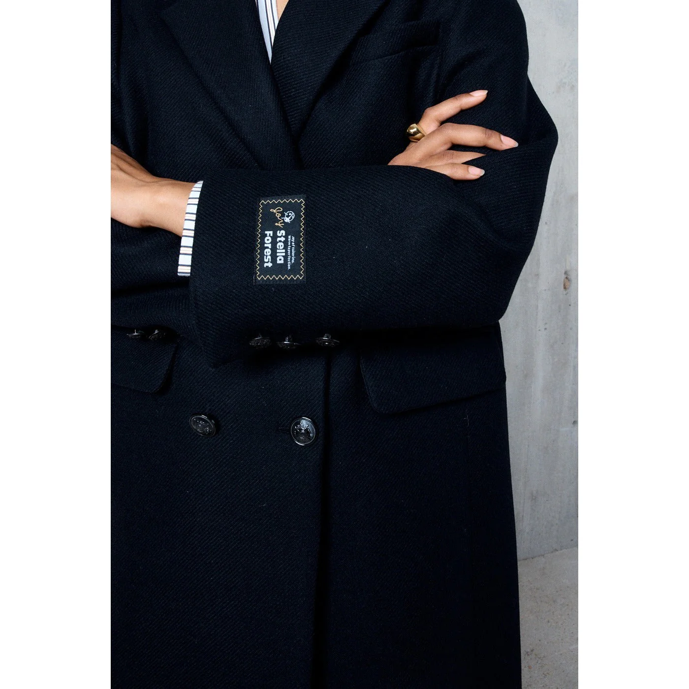 Manteau Court Nicky - Noir - Image 3