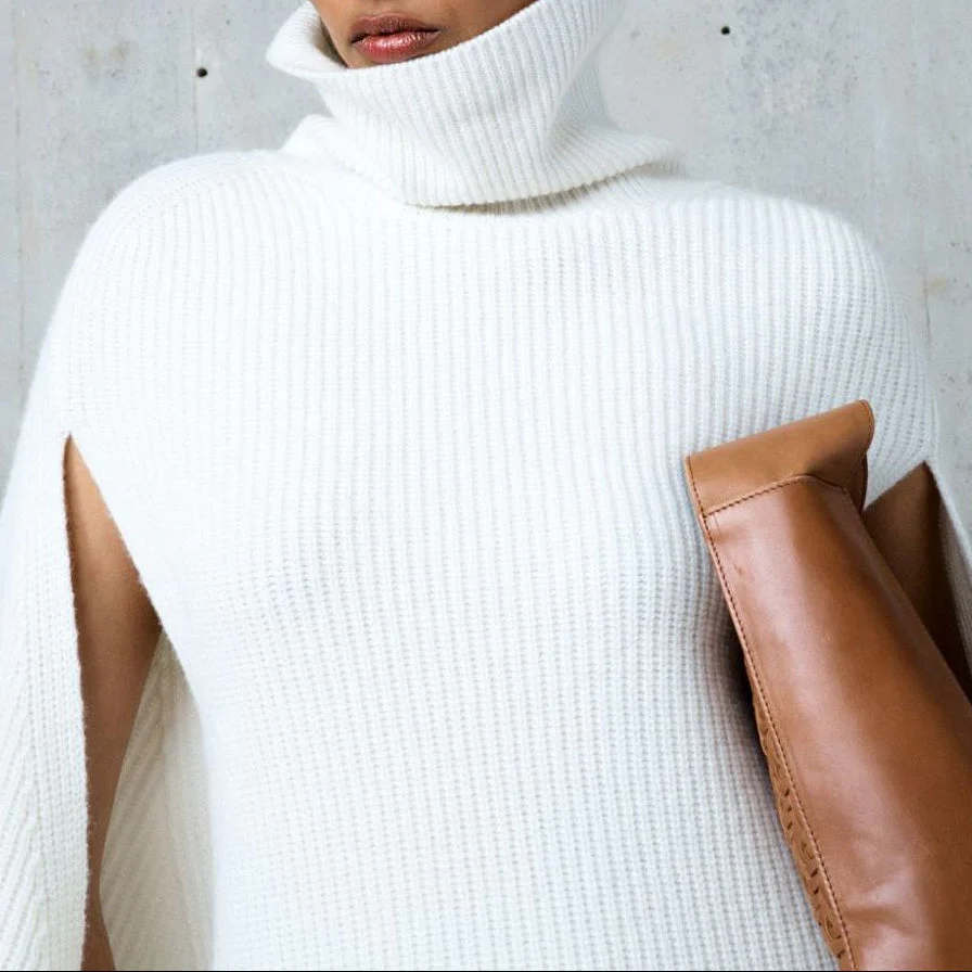 Pull Col Roule Vaiana - Ecru - Image 2