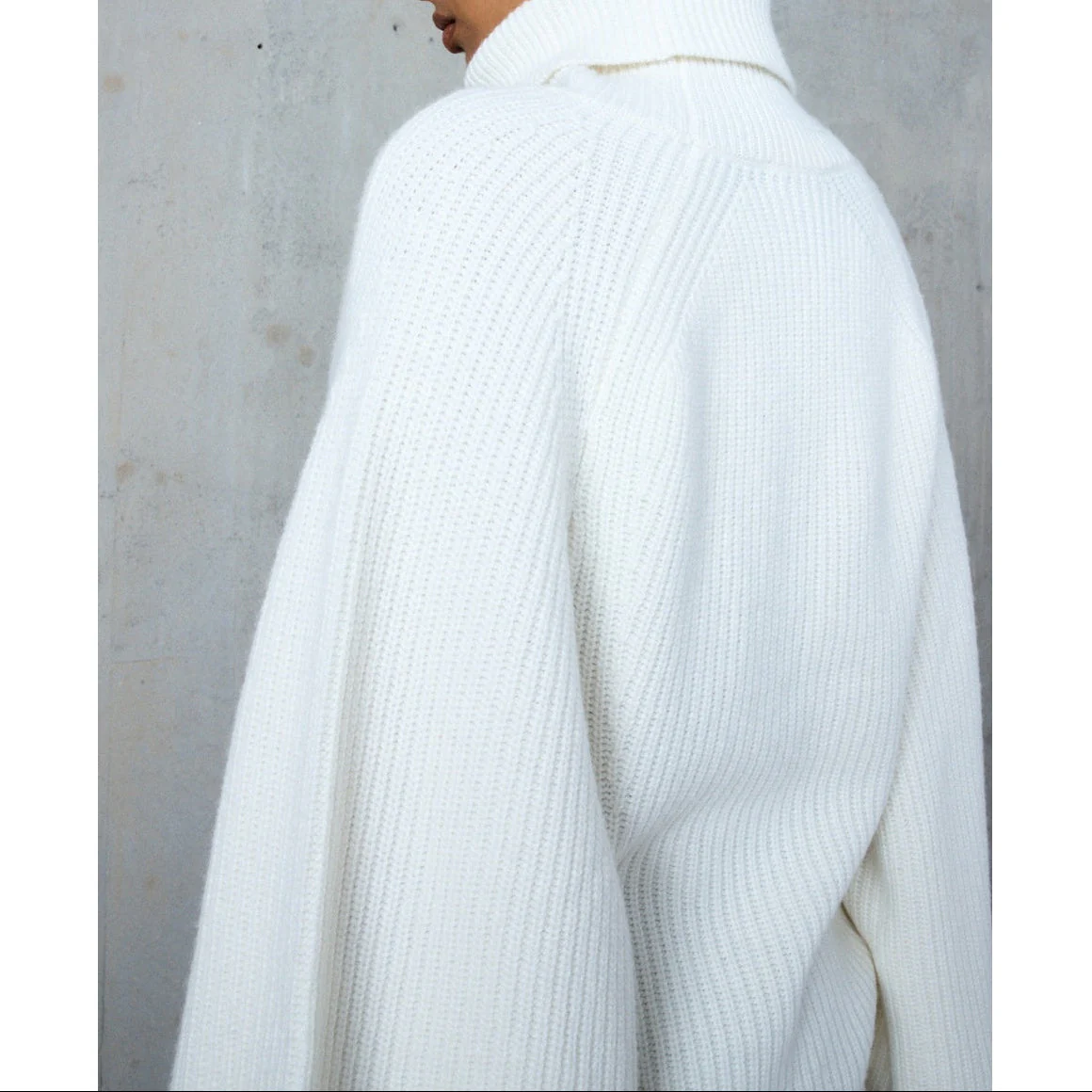 Pull Col Roule Vaiana - Ecru - Image 4
