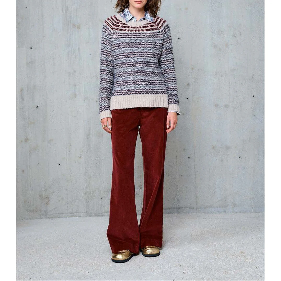 Pull Jacquard Linoa - Ecru - Image 3